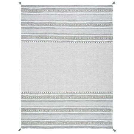 Safavieh 8 x 10 ft. Montauk Hand Woven Rectangle Area Rug Grey & Ivory MTK215F-8